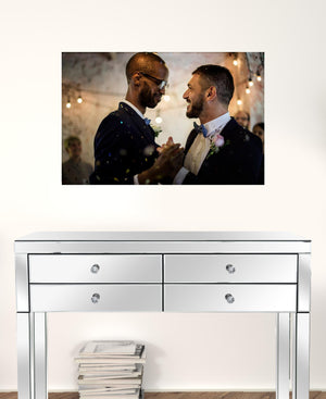 Homeroots Black And White Fabric Wall Decor  Fabric 529127