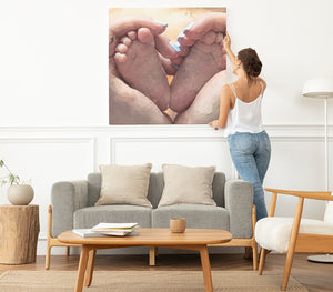 Homeroots 10" X 8" Black And White Fabric Wall Decor  Fabric 529131