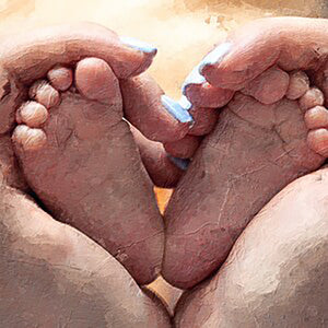 Homeroots 10" X 8" Black And White Fabric Wall Decor  Fabric 529131