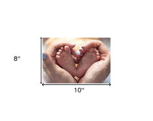 Homeroots 10" X 8" Black And White Fabric Wall Decor  Fabric 529131