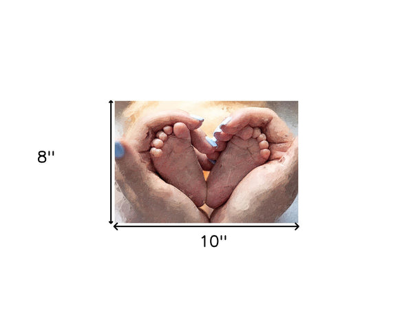 Homeroots 10" X 8" Black And White Fabric Wall Decor  Fabric 529131