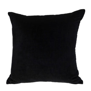 Homeroots 18" Beige And Black Geometric Throw Pillow - Soft Cotton Blend With Embroidery For Stylish Decor   529216