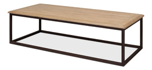 Sarreid Lady In Waiting Antique Brown Low Table With Old Elm Edge – Timeless Elegance For Your Home Brown  52949