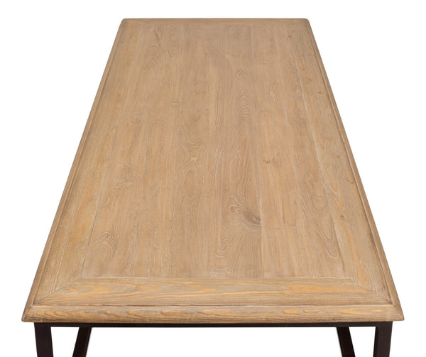 Sarreid Lady In Waiting Antique Brown Low Table With Old Elm Edge – Timeless Elegance For Your Home Brown  52949