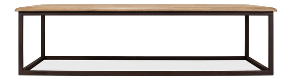 Sarreid Lady In Waiting Antique Brown Low Table With Old Elm Edge – Timeless Elegance For Your Home Brown  52949