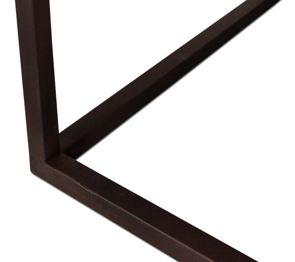 Sarreid Lady In Waiting Antique Brown Low Table With Old Elm Edge – Timeless Elegance For Your Home Brown  52949