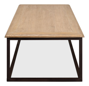 Sarreid Lady In Waiting Antique Brown Low Table With Old Elm Edge – Timeless Elegance For Your Home Brown  52949