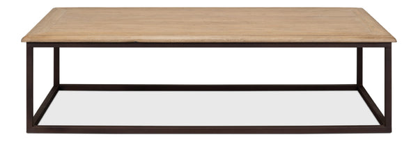 Sarreid Lady In Waiting Antique Brown Low Table With Old Elm Edge – Timeless Elegance For Your Home Brown  52949