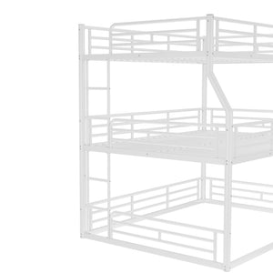 English Elm Twin Xl Solid Pine Loft Bed with Built-in Led Lighting and Storage Shelves Light White W1580S00587