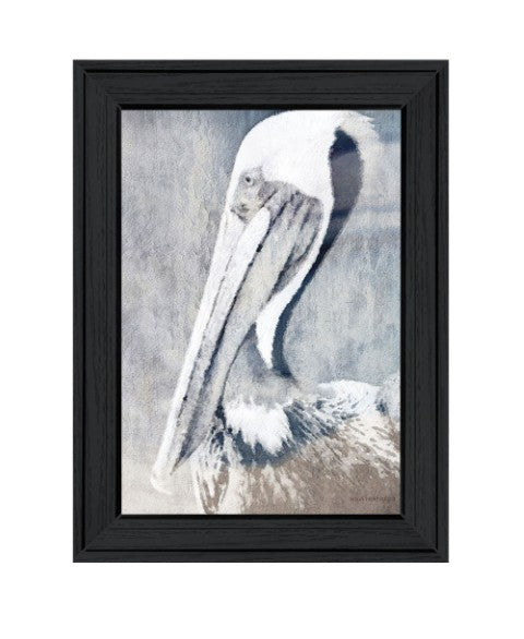 Homeroots Pelican Black Framed Print Wall Art – Rustic Chic Decor For Modern Farmhouse Style | 15"X19"  Wood 529618