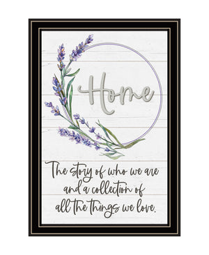 Homeroots Home A Circle Of Love Black Framed Print Wall Art Black And Gold Wood 529655