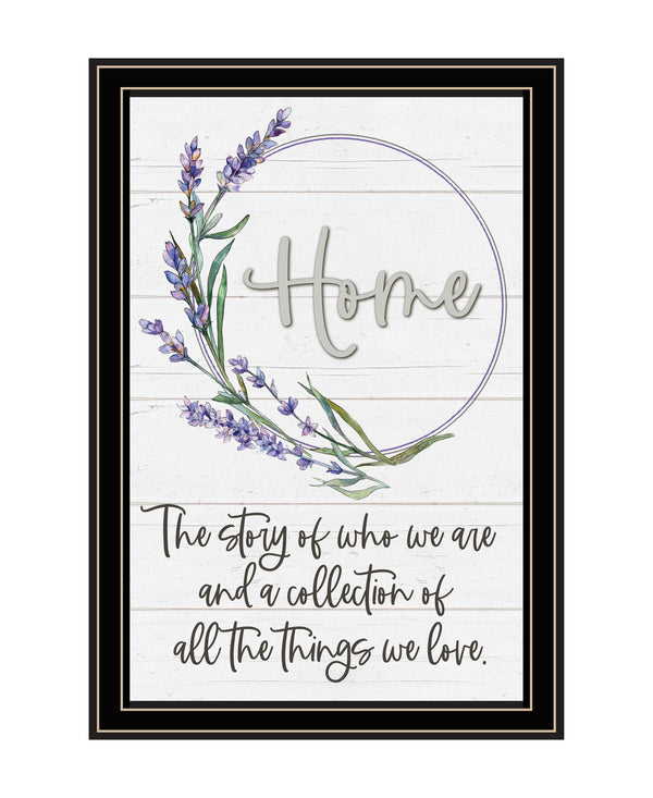 Homeroots Home A Circle Of Love Black Framed Print Wall Art Black And Gold Wood 529655