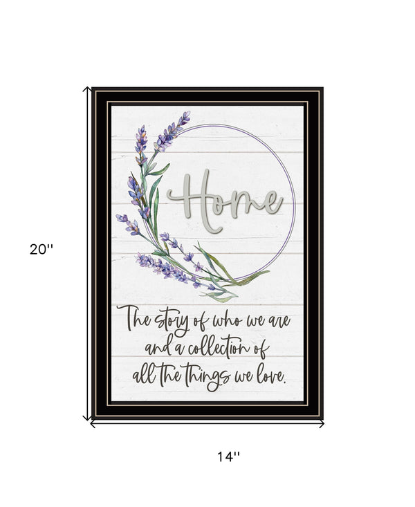 Homeroots Home A Circle Of Love Black Framed Print Wall Art Black And Gold Wood 529655