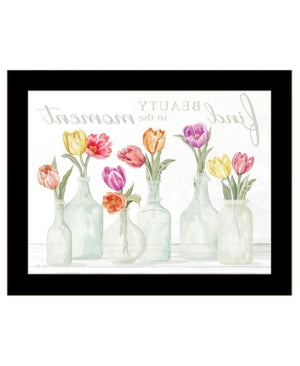 Homeroots Find Beauty In The Moment Rustic Framed Print Wall Art To Elevate Your Home Decor Instantly Black Wood 529720