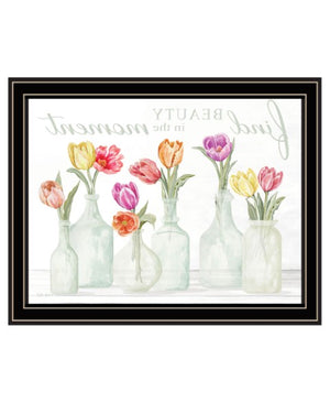 Homeroots Find Beauty In The Moment Rustic Framed Print Wall Art To Elevate Your Home Decor Instantly Black And Gold Wood 529721