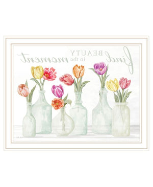 Homeroots Find Beauty In The Moment Rustic Framed Print Wall Art To Elevate Your Home Decor Instantly White Wood 529722