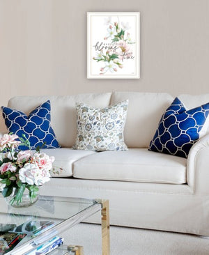 Homeroots Everything Bloom Framed Print Wall Art - Rustic Modern Decor For A Stylish Farmhouse Vibe White Wood 529821