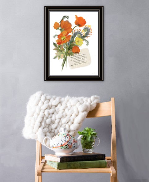 Homeroots See You Grow Black Framed Print Wall Art - Rustic Modern Decor For Vibrant Home Styling & Charm  Wood 529894