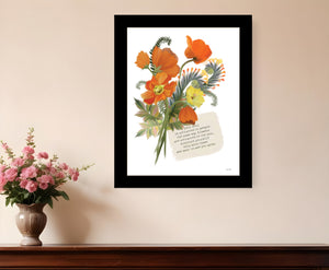 Homeroots See You Grow Framed Print Wall Art - Rustic Modern Decor For Stylish Home Accents And Focal Points Black Wood 529897