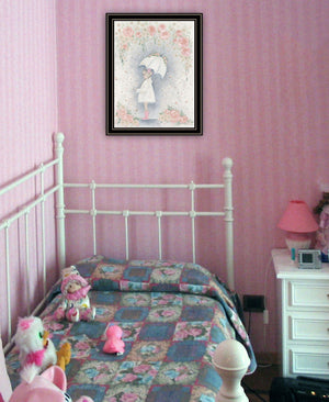 Homeroots Georgia In The Rain Black Framed Print - Rustic Wall Art For Stylish Home Décor & Focal Point  Wood 529906