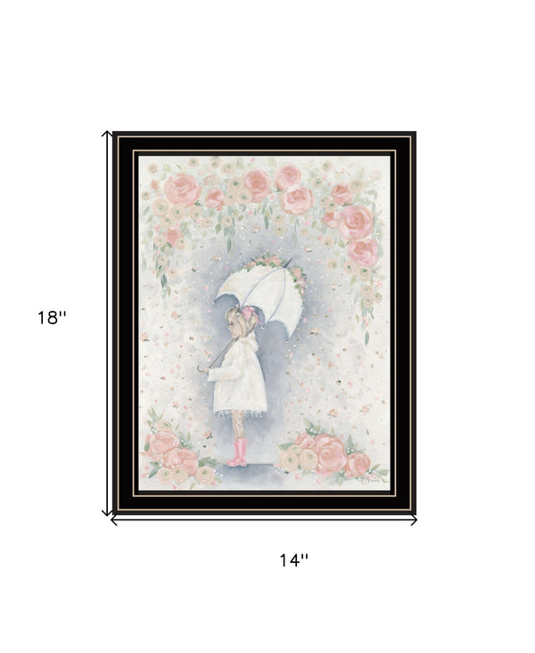 Homeroots Georgia In The Rain Black Framed Print - Rustic Wall Art For Stylish Home Décor & Focal Point  Wood 529906