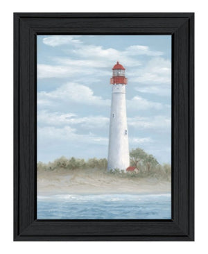 Homeroots Cape May Light Black Framed Print Wall Art - Rustic Farmhouse Decor For Stylish Interior Spaces  Wood 529952