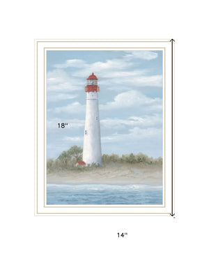 Homeroots Cape May Light Rustic Wall Art Print – Stylish Home Décor For Modern Farmhouse Vibe, 18” X 14” White Wood 529955