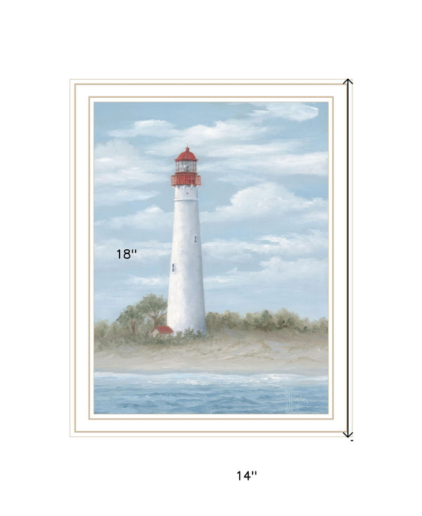Homeroots Cape May Light Rustic Wall Art Print – Stylish Home Décor For Modern Farmhouse Vibe, 18” X 14” White Wood 529955
