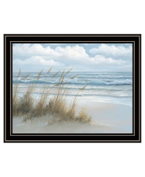 Homeroots Sea Oats Framed Print Wall Art – Stylish Rustic Decor To Elevate Your Home With Modern Charm Black And Gold Wood 529958