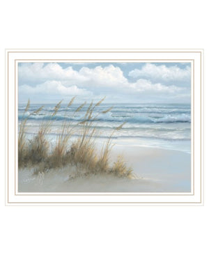 Homeroots Sea Oats Framed Print Wall Art – Stylish Rustic Decor To Elevate Your Home With Modern Charm White Wood 529959