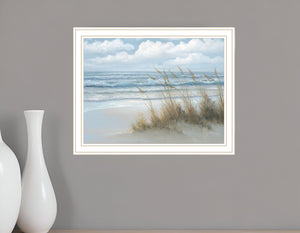 Homeroots Sea Oats Framed Print Wall Art – Stylish Rustic Decor To Elevate Your Home With Modern Charm White Wood 529959
