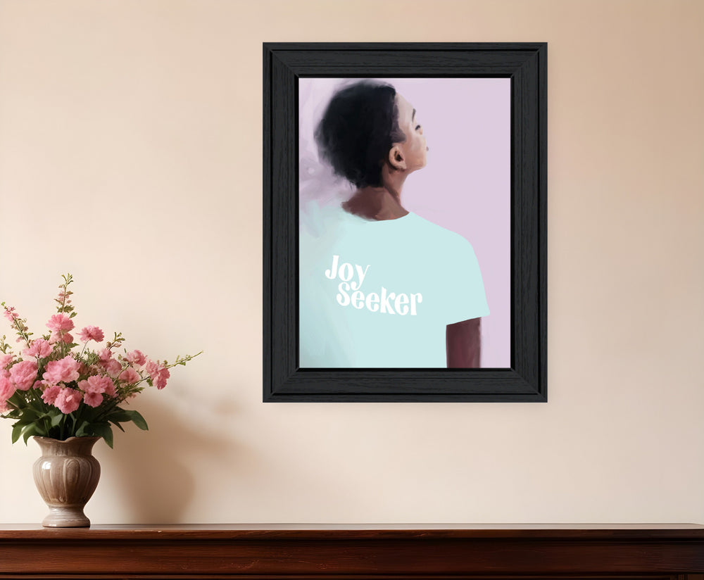 Homeroots Joy Seeker Look For The Good Framed Wall Art – Trendy Rustic Decor To Brighten Your Home Space Charcoal Wood 529978