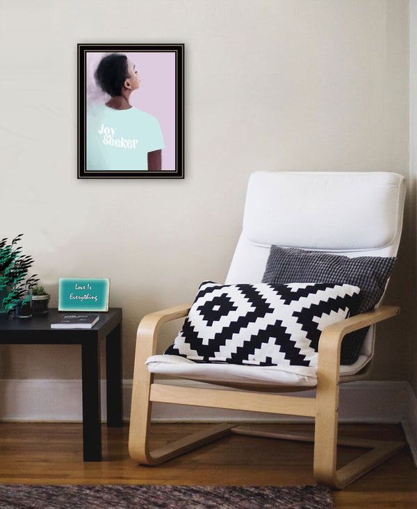 Homeroots Joy Seeker Look For The Good Framed Wall Art – Trendy Rustic Decor To Brighten Your Home Space Black And Gold Wood 529979