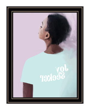 Homeroots Joy Seeker Look For The Good Framed Wall Art – Trendy Rustic Decor To Brighten Your Home Space Black And Gold Wood 529979