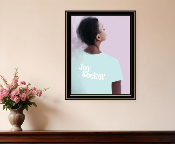 Homeroots Joy Seeker Look For The Good Framed Wall Art – Trendy Rustic Decor To Brighten Your Home Space Black And Gold Wood 529979