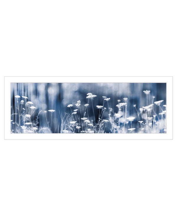 Homeroots Summer Dreams White Framed Print Wall Art  Wood 529993