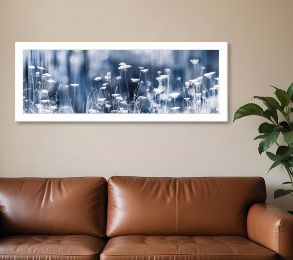 Homeroots Summer Dreams White Framed Print Wall Art  Wood 529993