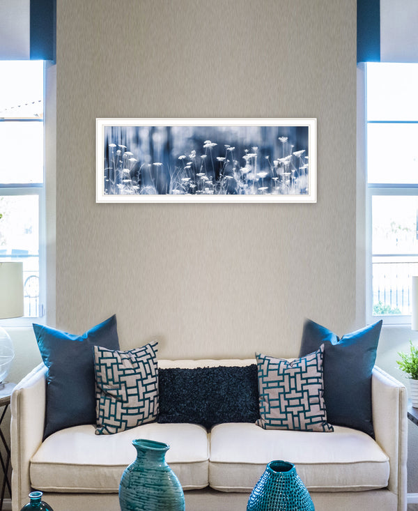 Homeroots Summer Dreams White Framed Print Wall Art White And Gold Wood 529994