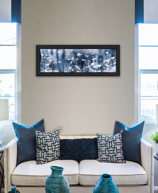 Homeroots Summer Dreams Black Framed Print Wall Art Charcoal Wood 529995