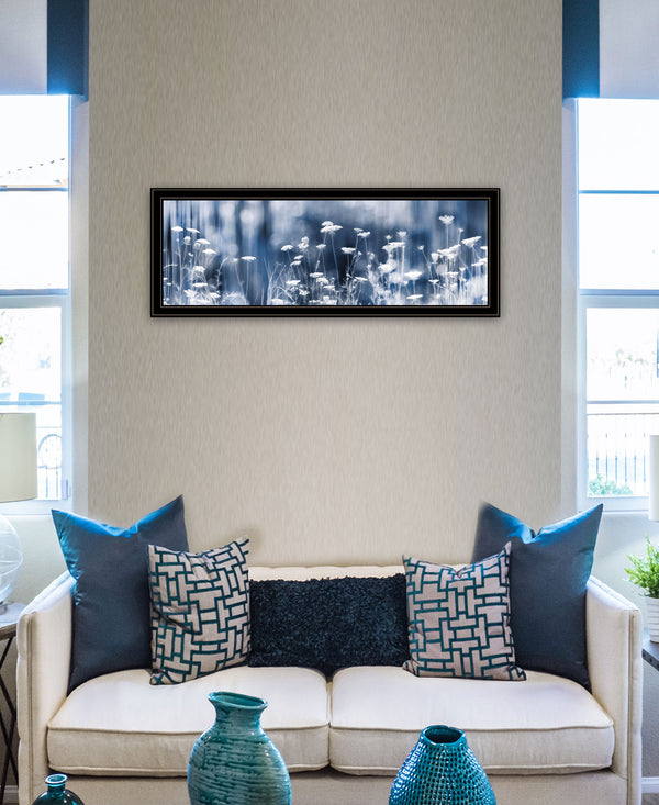 Homeroots Summer Dreams Black Framed Print Wall Art Black And Gold Wood 529996