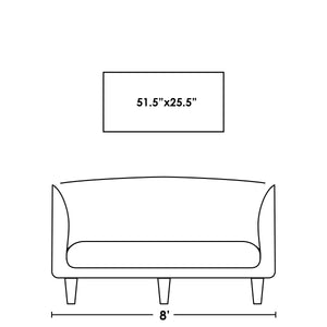 Leftbank Art - 100 Lines by Danielle Davis 62 x 30