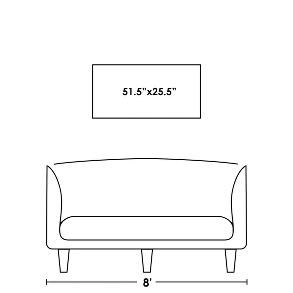 Leftbank Art - 100 Lines by Danielle Davis 62 x 30