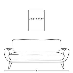 Leftbank Art - Green Textile by Danielle Davis 30 x 40