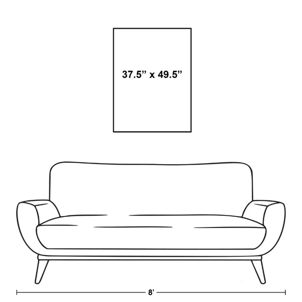 Leftbank Art - Green Textile by Danielle Davis 36 x 48