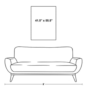 Leftbank Art - Green Textile by Danielle Davis 40 x 54