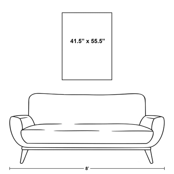 Leftbank Art - Green Textile by Danielle Davis 40 x 54