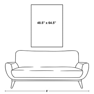 Leftbank Art - Green Textile by Danielle Davis 47 x 63