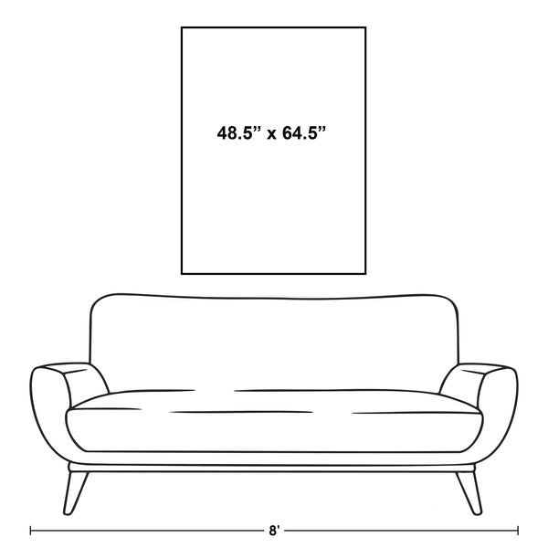 Leftbank Art - Green Textile by Danielle Davis 47 x 63