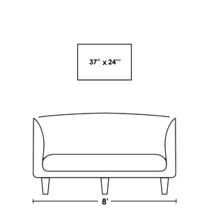 Leftbank Art - Crashing Blue by Ann Duffy 82 x 54