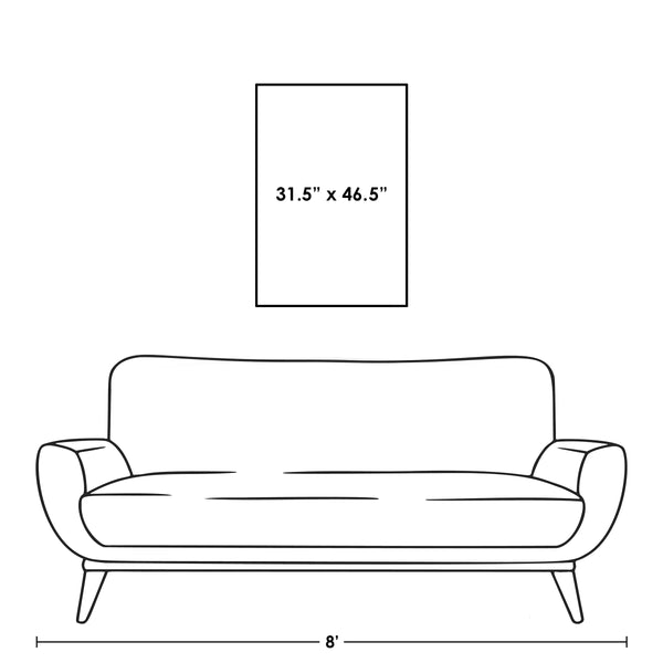 Leftbank Art - Navy Shapes II by Bella Lane 30 x 45